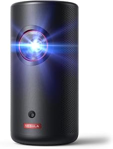 NEBULA Capsule 3 Laser, Outdoor Portable Mini Wi-Fi Smart TV Projector, Upgraded with Goog