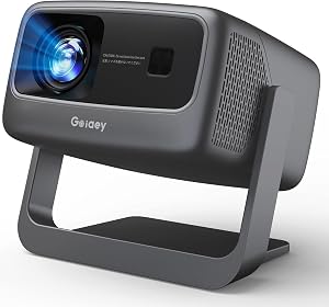 [3500 ANSI/Built in Apps/65W Audio] Outdoor 4K-Projector with WiFi and Bluetooth 5.4, Auto