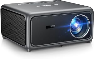 GooDee 4K Smart Projector with WiFi 6 & Bluetooth - UHD Movie Projector, ToF Auto Focu