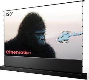 AWOL VISION 120" Motorized ALR Floor Rising Projector Screen for Ultra Short Throw Pr